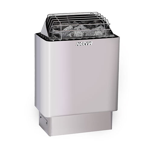 Harvia KIP45W PKG, 4.5kW Sauna Heater, Stainless Steel, Warranty + FREE stones - New
