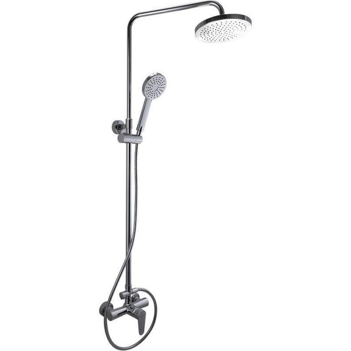 SaunaLife Barrel Shower Model R3 - Rain-Series Outdoor - 53"Wx90"H